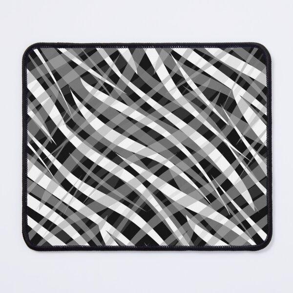 Item preview, Black and white abstract tiger print designed and sold by fuzzyfox.