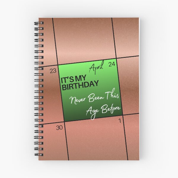 Item preview, April 24th birthdays designed and sold by serenebookworm.
