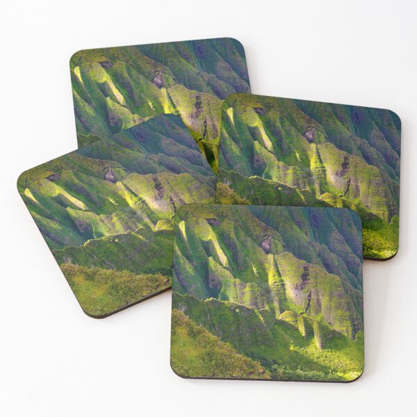 Item preview, Breathtaking Tropical Hawaiian Kalalau Cliffs Topped With Fog designed and sold by DEC02.