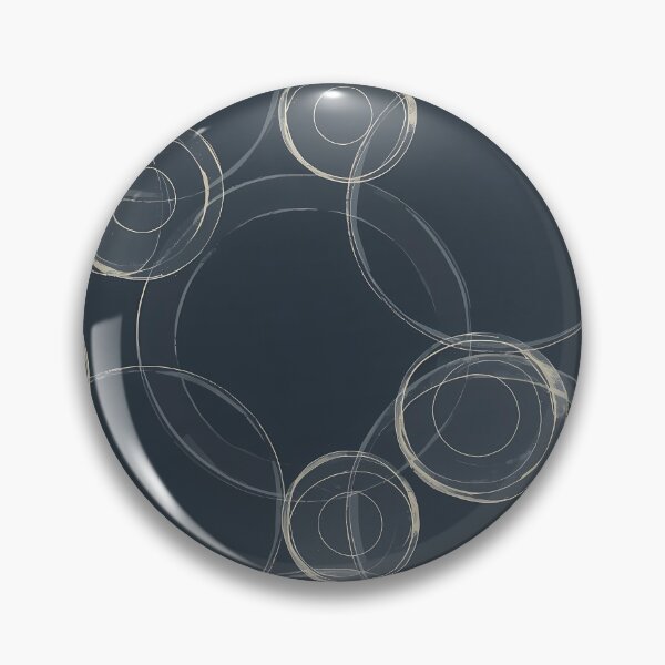 Item preview, Minimalist Ethereal Hollow Rings Pattern - Cercles Abstraits designed and sold by ViralVibeLab.