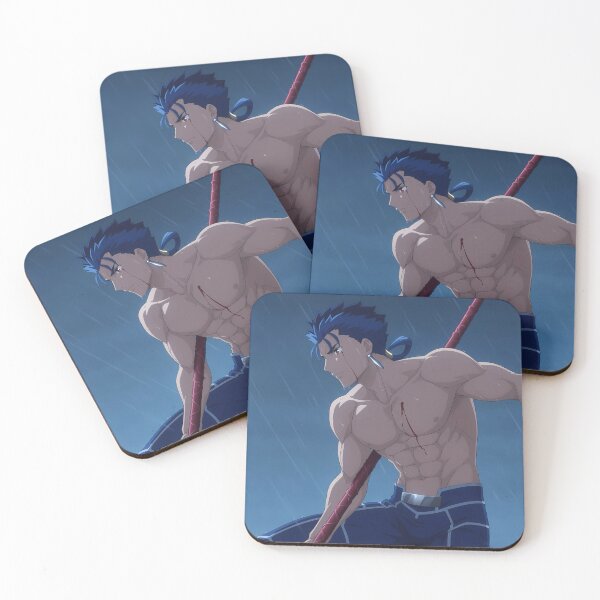 Item preview, Lancer Fate Stay Night Anime Battle Rain Warrior designed and sold by TanglenRabbit.