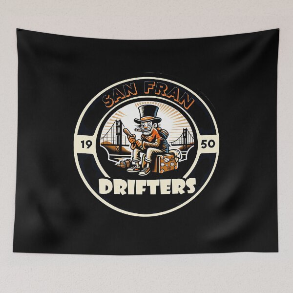 Item preview, San Fran Drifters Vintage Baseball Logo designed and sold by LisaGlove.