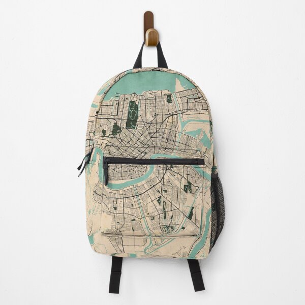 Item preview, New Orleans City Map of Louisiana, USA - Vintage designed and sold by deMAP.