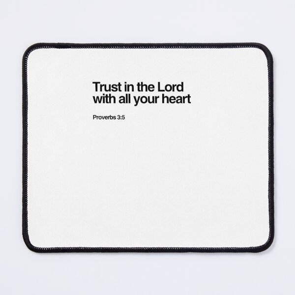 Item preview, Trust in the Lord Proverbs 3:5 Christian Typography designed and sold by Grace Apparel.