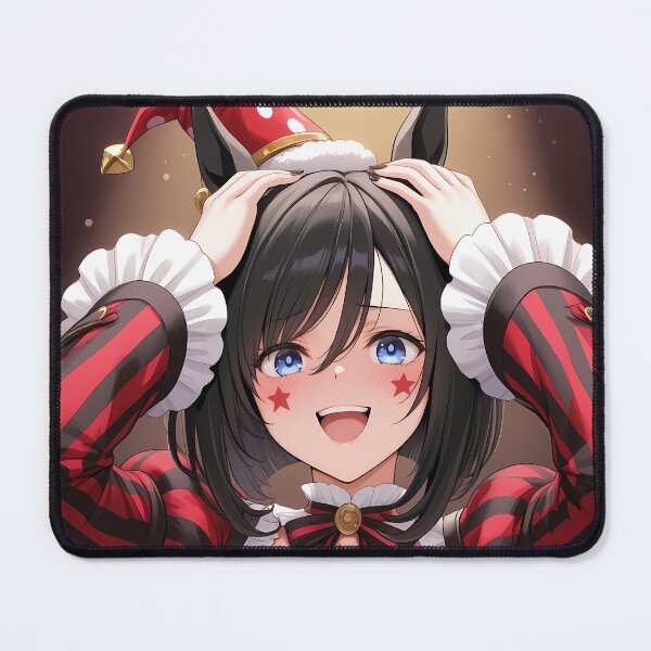 Item preview, Eishin Flash Uma Musume Pretty Derby Festive Jester Outfit Star Cheeks Spotlight designed and sold by TanglenRabbit.