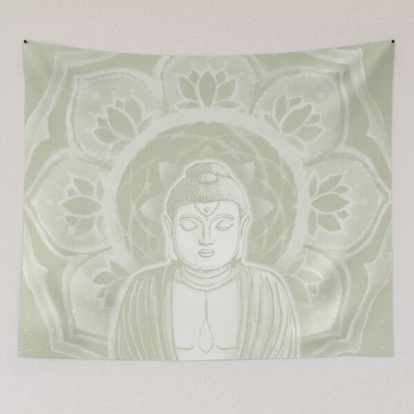 Item preview, Buddha Padma Watercolor - Tea + Snow designed and sold by Irene Estelle.