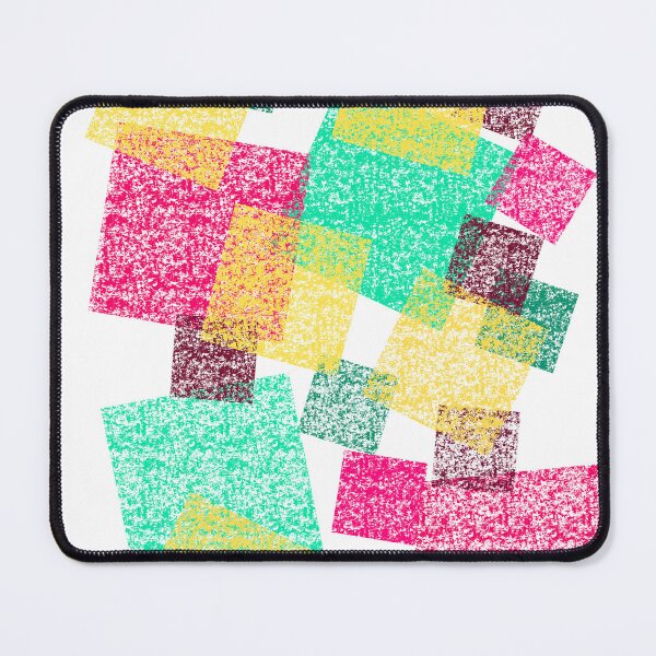 Item preview, Colorful Speckled Squares Mosaic - Bright Abstract Geometric Pattern Digital Art designed and sold by TheArtOfTreble.