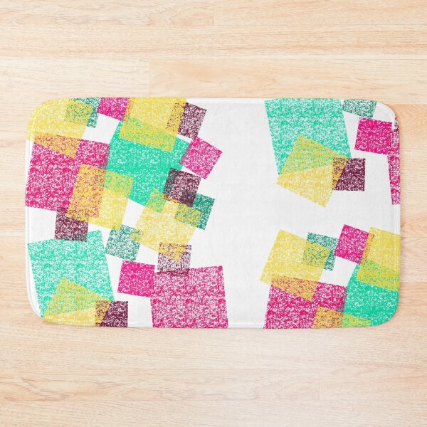 Item preview, Colorful Speckled Squares Mosaic - Bright Abstract Geometric Pattern Digital Art designed and sold by TheArtOfTreble.
