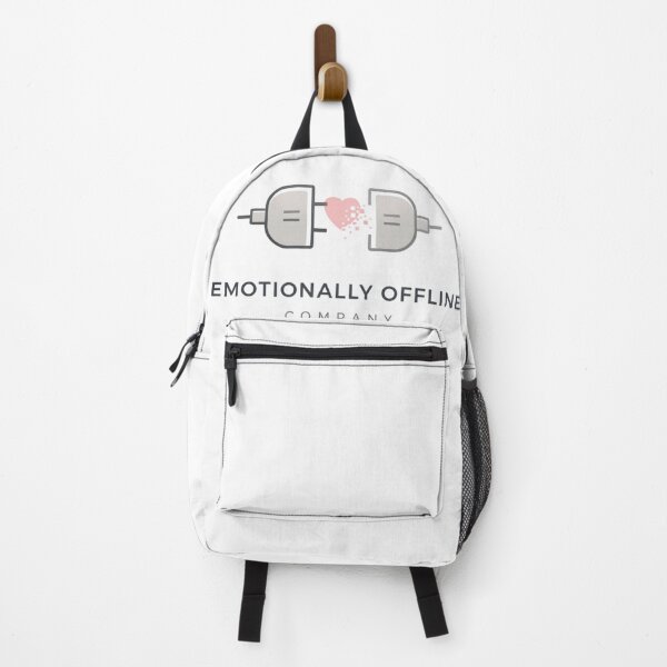Item preview, Emotionally Offline Company Logo – Funny Introvert Tech Support Humor, Minimal Startup Parody Sticker & T-Shirt designed and sold by MagicMakerPh.