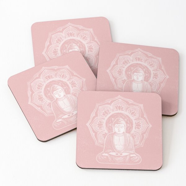 Item preview, Buddha Padma Watercolor - Rose + Snow designed and sold by Irene Estelle.