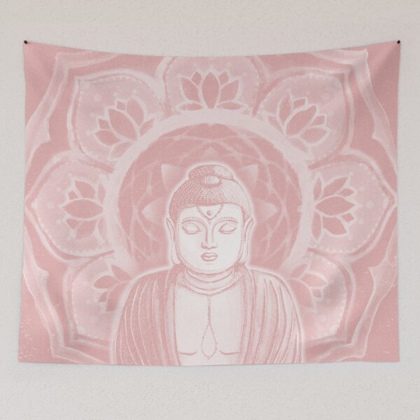 Item preview, Buddha Padma Watercolor - Rose + Snow designed and sold by Irene Estelle.