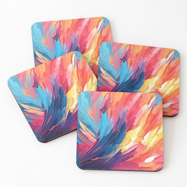 Item preview, Dramatic Sweeping Sunrise Over Exotic Ocean Abstract Art  designed and sold by DEC02.