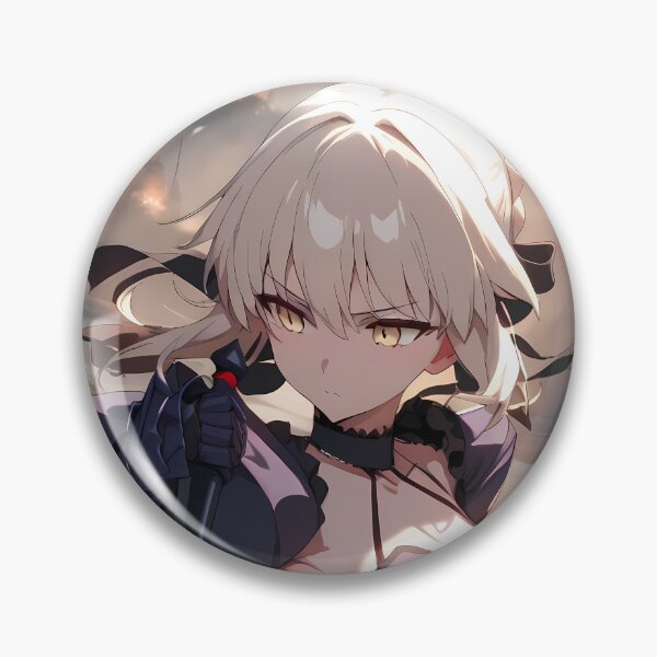 Item preview, Saber Alter Burning Castle Fate Stay Night Anime Girl designed and sold by TanglenRabbit.