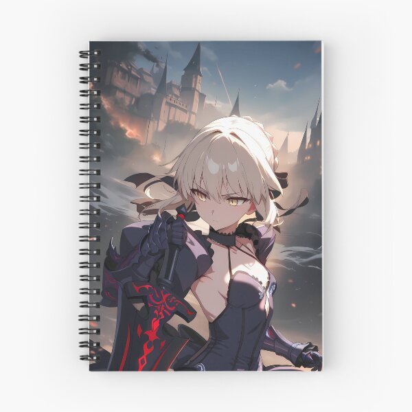 Item preview, Saber Alter Burning Castle Fate Stay Night Anime Girl designed and sold by TanglenRabbit.