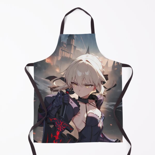 Item preview, Saber Alter Burning Castle Fate Stay Night Anime Girl designed and sold by TanglenRabbit.