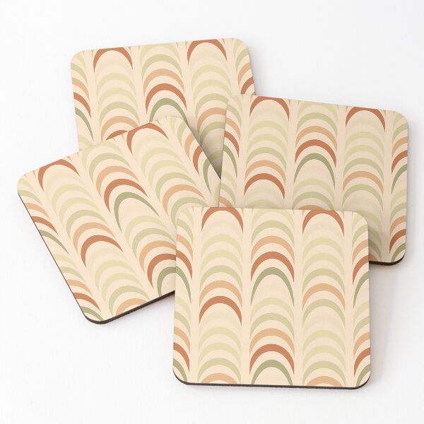 Item preview, Retro Mid-Century Interlocking Arches - Arches Géométriques designed and sold by ViralVibeLab.