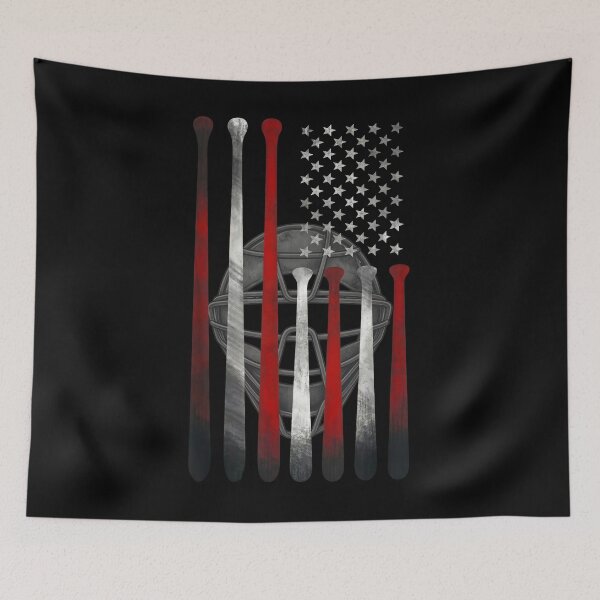 Item preview, Patriotic Baseball Bats American Flag designed and sold by KIROSALS.