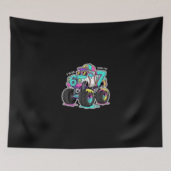 Item preview, I Was 6 Now I'M 7 Baseball Monster Truck designed and sold by Cokonatss.