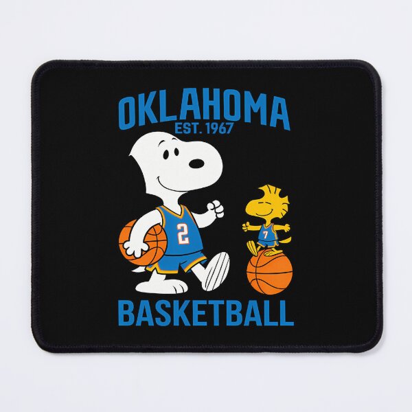 Item preview, Snoopy And Woodstock Oklahoma City Thunder designed and sold by Samir Trumic.
