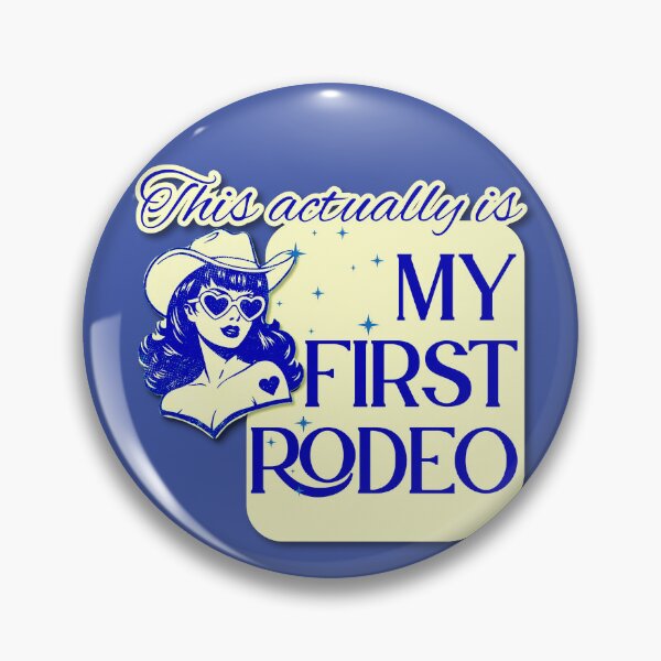 Item preview, Sarcasm Retro Pop Art This Actually Is My First Rodeo designed and sold by pulse_retail.