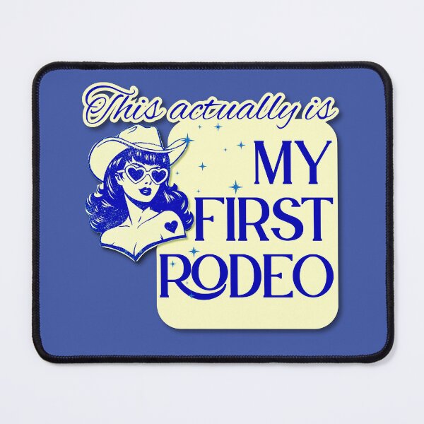 Item preview, Sarcasm Retro Pop Art This Actually Is My First Rodeo designed and sold by pulse_retail.