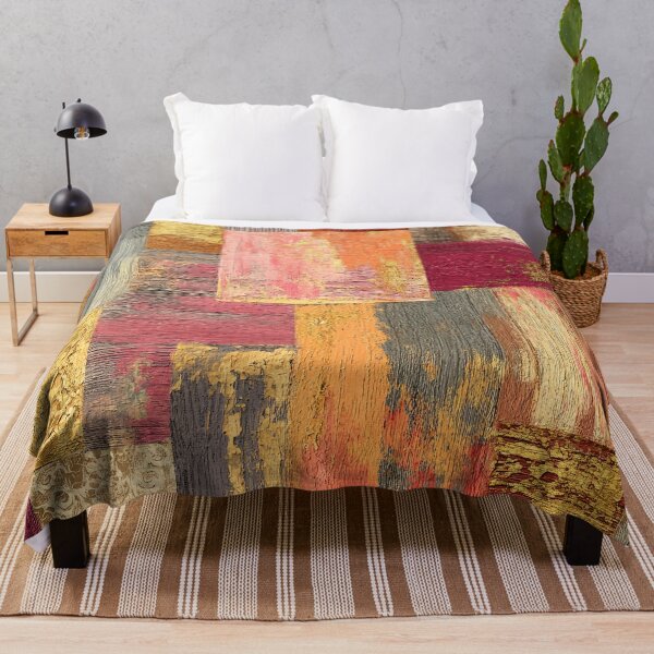 Item preview, Warm Golden, Orange, And Dark Red Distressed Abstract designed and sold by DEC02.