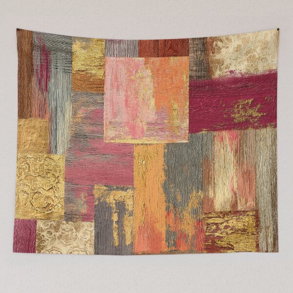 Item preview, Warm Golden, Orange, And Dark Red Distressed Abstract  designed and sold by DEC02.
