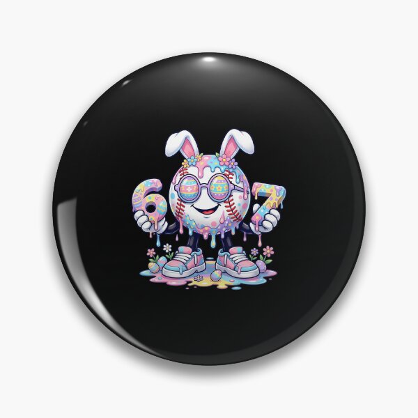 Item preview, 67 Easter Pastel Baseball Ice Cream Drip designed and sold by Cokonatss.