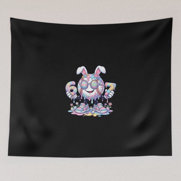 Item preview, 67 Easter Pastel Baseball Ice Cream Drip designed and sold by Cokonatss.