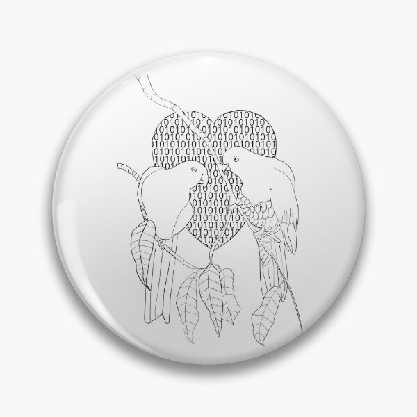Artikelvorschau, Königspapageien, Basic Love, Binary Gum Leaves entworfen und verkauft von Jaana Day.