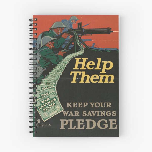 Item preview, Propaganda Poster WW1 - War Savings Pledge 1917 designed and sold by critterville.