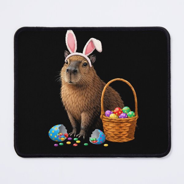 Item preview, Cute capybara easter bunny Eggs - Happy Cappy Easter designed and sold by will freed18.
