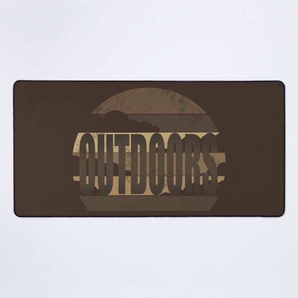 Item preview, Outdoors Vintage Badge - Distressed Brown Adventure Graphic designed and sold by TheArtOfTreble.