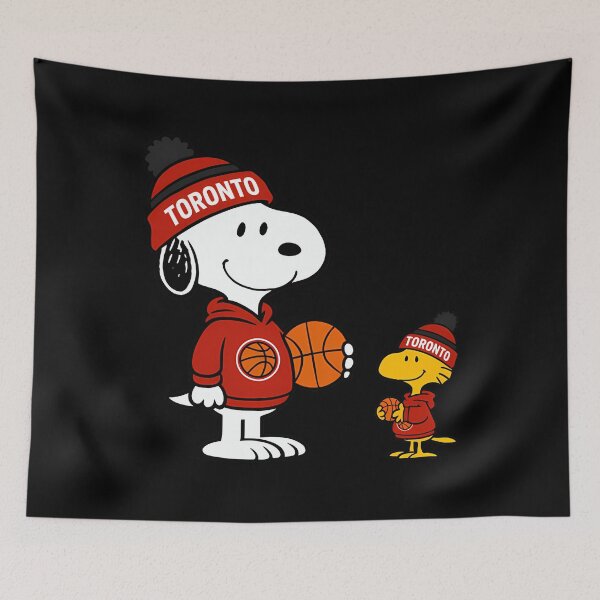 Item preview, Toronto Raptors Snoopy And Woodstock Basketball St designed and sold by Samir Trumic.