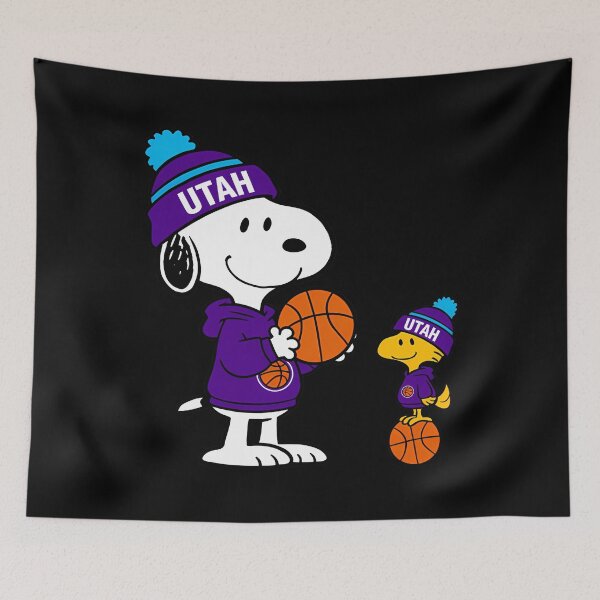Item preview,  Utah Jazz Snoopy And Woodstock Basketball  M0 designed and sold by Samir Trumic.
