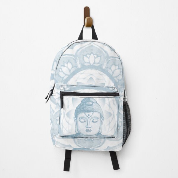 Item preview, Buddha Padma Watercolor - Snow + Sky designed and sold by Irene Estelle.
