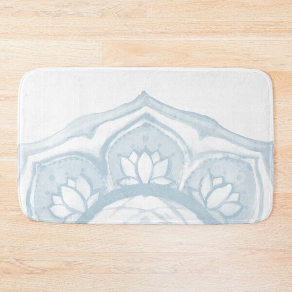 Item preview, Buddha Padma Watercolor - Snow + Sky designed and sold by Irene Estelle.