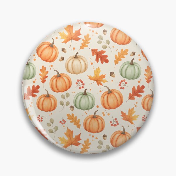 Item preview, Autumn Pumpkin Seamless Pattern designed and sold by naragon4289.