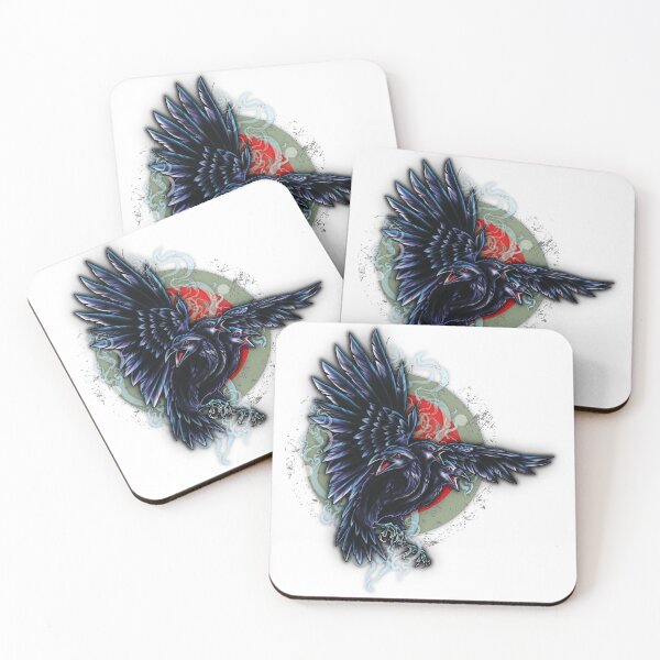 Item preview, Koo Poo Ekolu (Three Head Crow) designed and sold by ArtWithImpact.