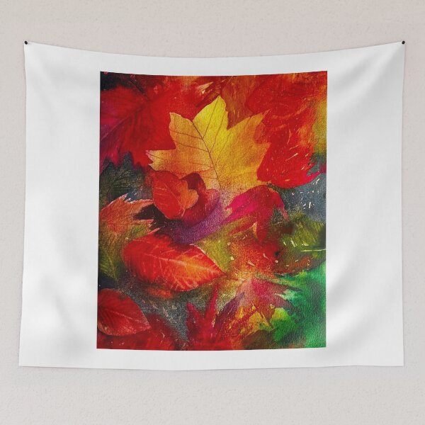 Item preview, Cozy Las Iguanas eAutumn Leaves designed and sold by Mariflowers.