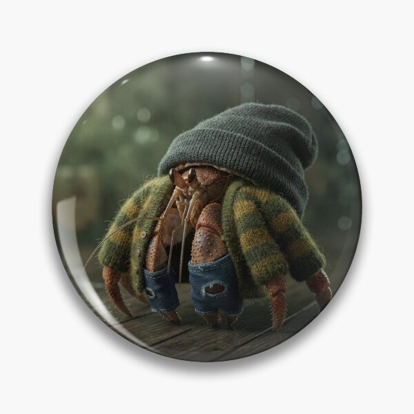 Item preview, Hermit Crab Infiltrates Hipster Cliché designed and sold by Tridentulus.
