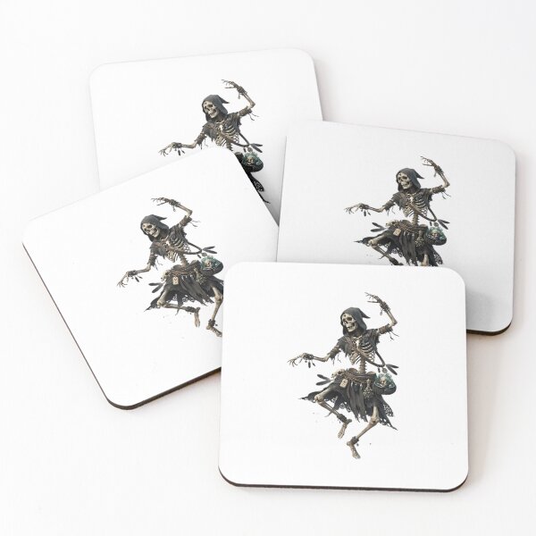 Item preview, Dancing Skeleton Witch Spell Illustration  designed and sold by OtiliaNone66.