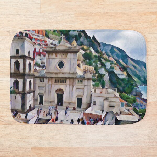 Artikelvorschau, Kirche Santa Maria Assunta, Positano entworfen und verkauft von Nicky Jury.