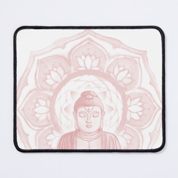 Item preview, Buddha Padma Watercolor - Snow + Rose designed and sold by Irene Estelle.