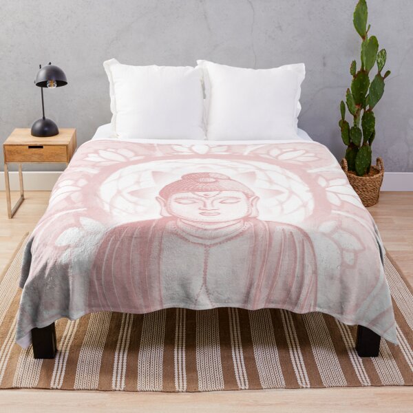 Item preview, Buddha Padma Watercolor - Snow + Rose designed and sold by Irene Estelle.