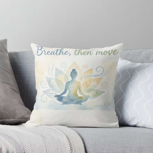 Item preview, Calm Yoga Silhouette | Breathe, Then Move designed and sold by Polariszero.