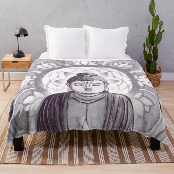 Item preview, Buddha Padma Watercolor - Snow + Fig designed and sold by Irene Estelle.