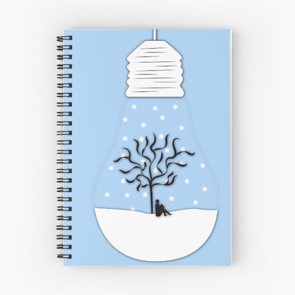 Item preview, Light Bulb with Winter Tree designed and sold by ArtYuly.