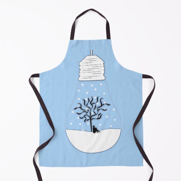 Item preview, Light Bulb with Winter Tree designed and sold by ArtYuly.