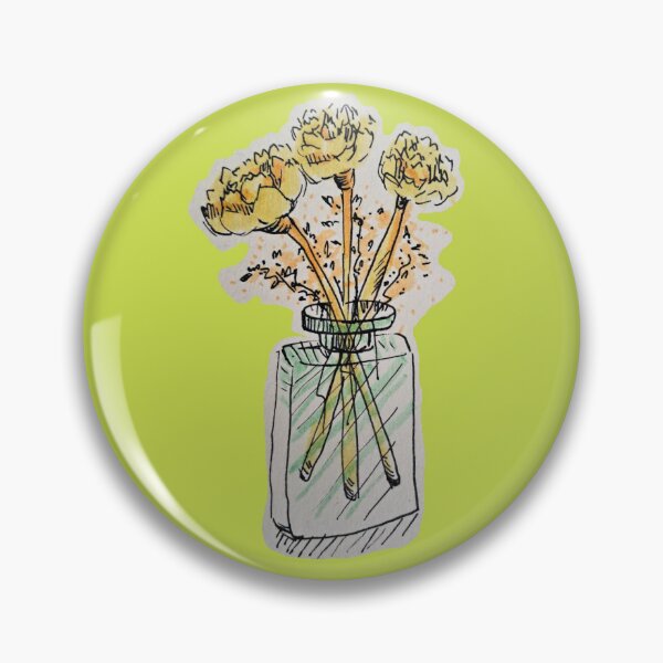 Item preview, Flowers in a vase designed and sold by pinkybat.